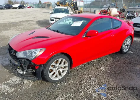 2013 Hyundai Genesis 2.0T from USA, damaged, VIN KMHHT6KD0DU107508